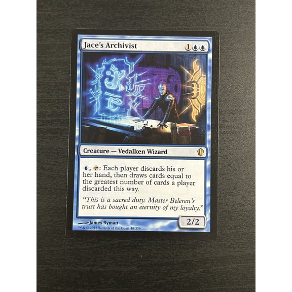 2013 Magic The Gathering Core Set 2014 Jace's Archivist