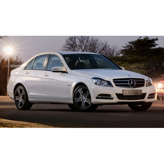 2013 Mercedes-Benz C-Class Edition C ZA Car Poster - 20x30 Inch Laminated Poster - Stunning Detail and Bold Colors