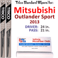 thumbnail image 1 of 2013 Mitsubishi Outlander Sport Wiper Blades (Set of 2), 1 of 3
