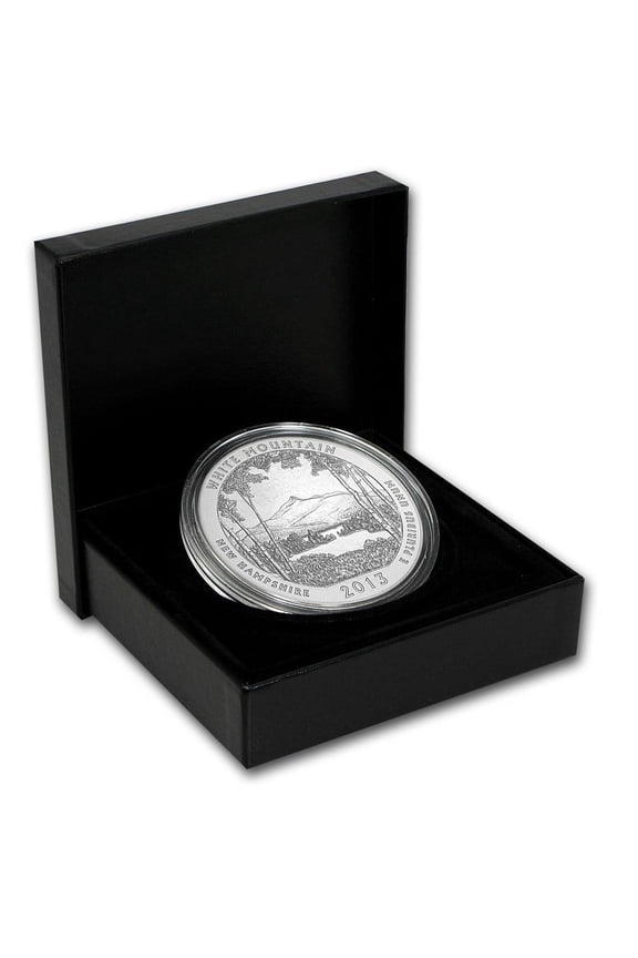 2013-P 5 oz Silver ATB White Mountain (w/Box & COA)