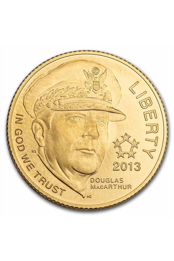 2013-P Gold $5 Commem Five Star General BU (Capsule Only)