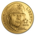 thumbnail image 1 of 2013-P Gold $5 Commem Five Star General BU (w/Box & COA), 1 of 4