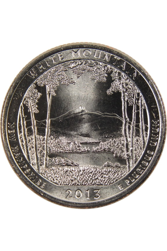 2013 P White Mountain National Forest Quarter BU Uncirculated Clad 25c