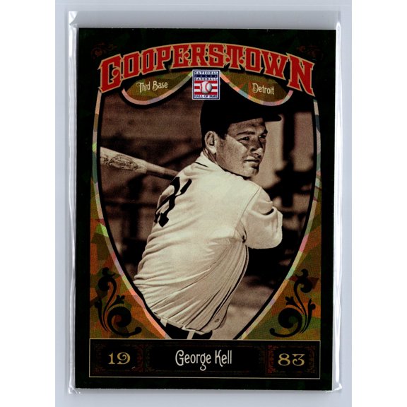 2013 Panini Cooperstown Collection George Kell #54 Green Crystal Shard