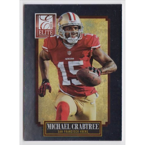 2013 Panini Elite #86 Michael Crabtree San Francisco 49ers Football Card Near Mint San Francisco 49ers NBA Football Trading Card