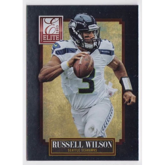 2013 Panini Elite #89 Russell Wilson Seattle Seahawks Football Card Seattle Seahawks NBA Football Trading Card