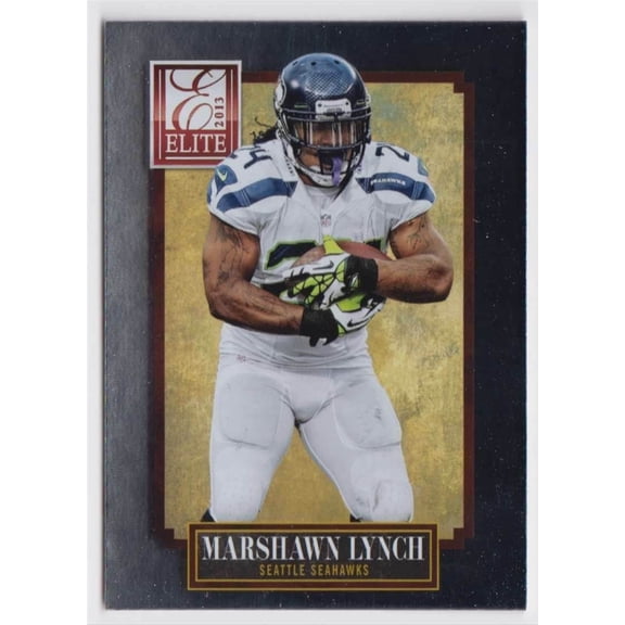 2013 Panini Elite #91 Marshawn Lynch Seattle Seahawks Near Mint Seattle Seahawks NBA Football Trading Card