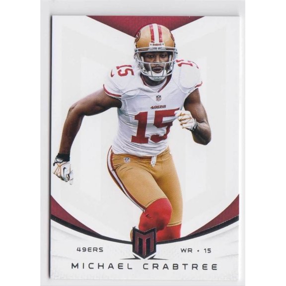 2013 Panini Momentum Base Set Michael Crabtree #41 San Francisco 49ers Football Card San Francisco 49ers NFL Football Trading Card