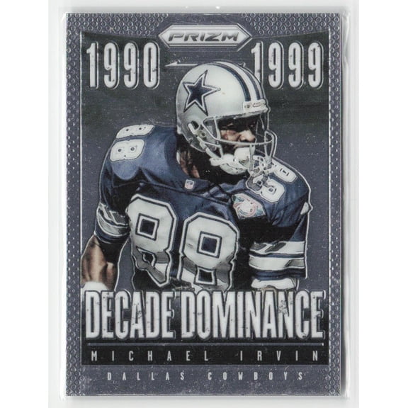 2013 Panini Prizm Michael Irvin #19 Decade Dominance