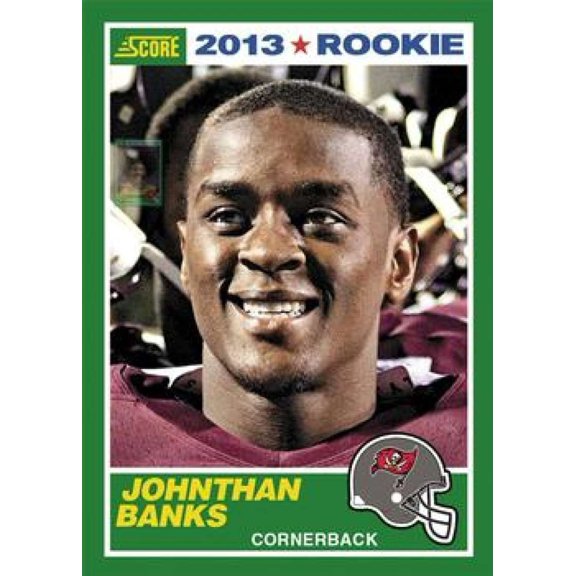 2013 Panini Score #375 Rookie Johnthan Banks NM-MT RC Tampa Bay Buccaneers Football Card Tampa Bay Buccaneers NFL Football Trading Card