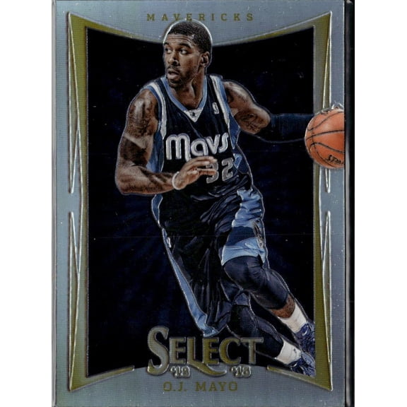 2013 Panini Select Prizm O.J. Mayo #28 Dallas Mavericks NBA Basketball Trading Card
