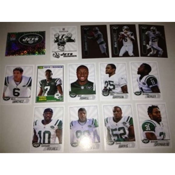 2013 Panini Stickers w Foils New York Jets Team Set Geno Smith 14 Cards