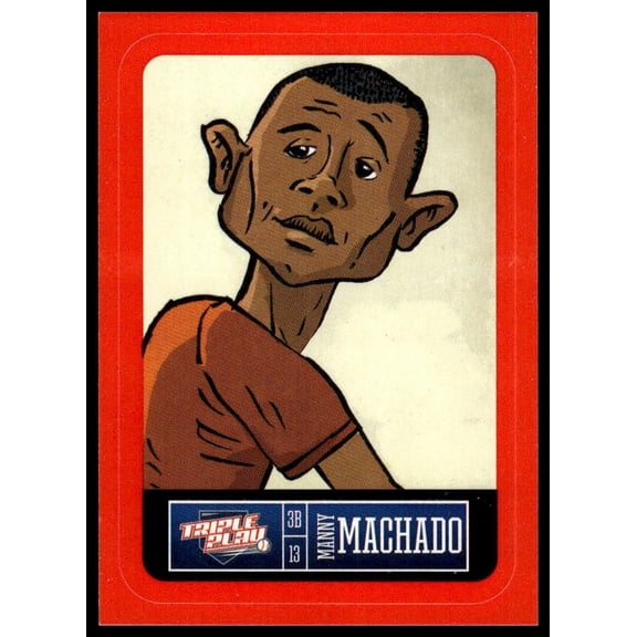 2013 Panini Triple Play Manny Machado #2 Near Mint Baseball Card Baltimore Orioles