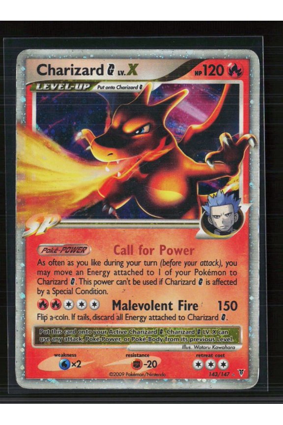 2013 Platinum Supreme Victors Charizard G LV.X Holo Rare #143/147 English Pokemon Card