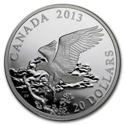 2013 RCM 1 oz Silver $20 The Bald Eagle Returning From the Hunt