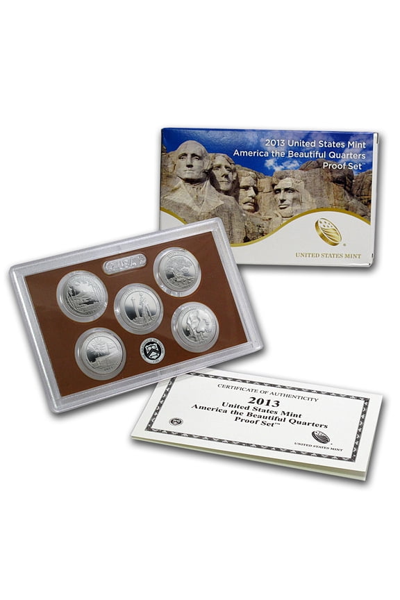 2013-S America the Beautiful Quarters Proof Set