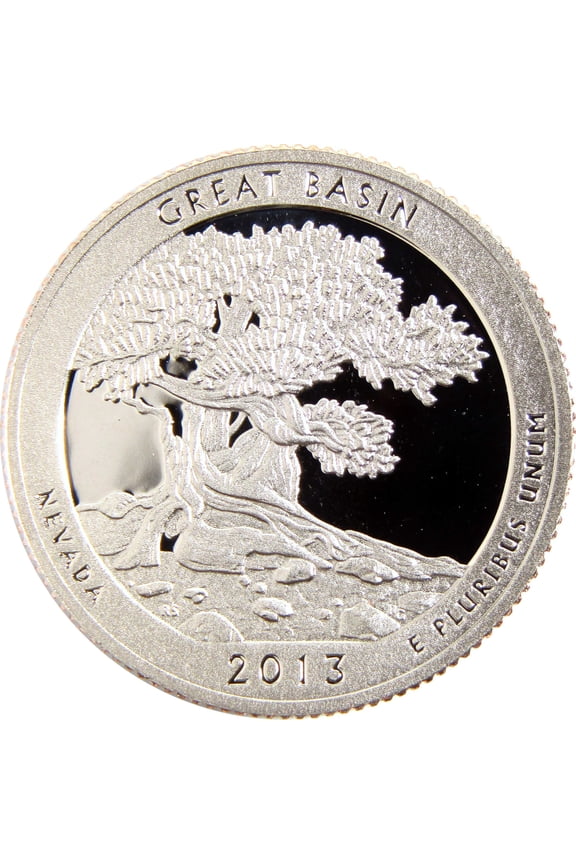 2013 S Great Basin National Park Quarter Clad 25c Proof Coin