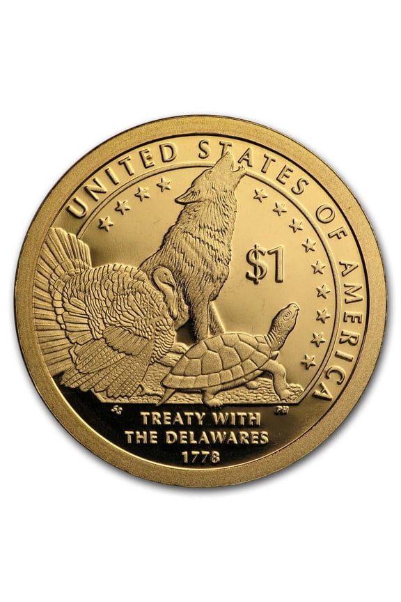 2013-S Native Amer $1 - Treaty with the Delawares Gem Proof