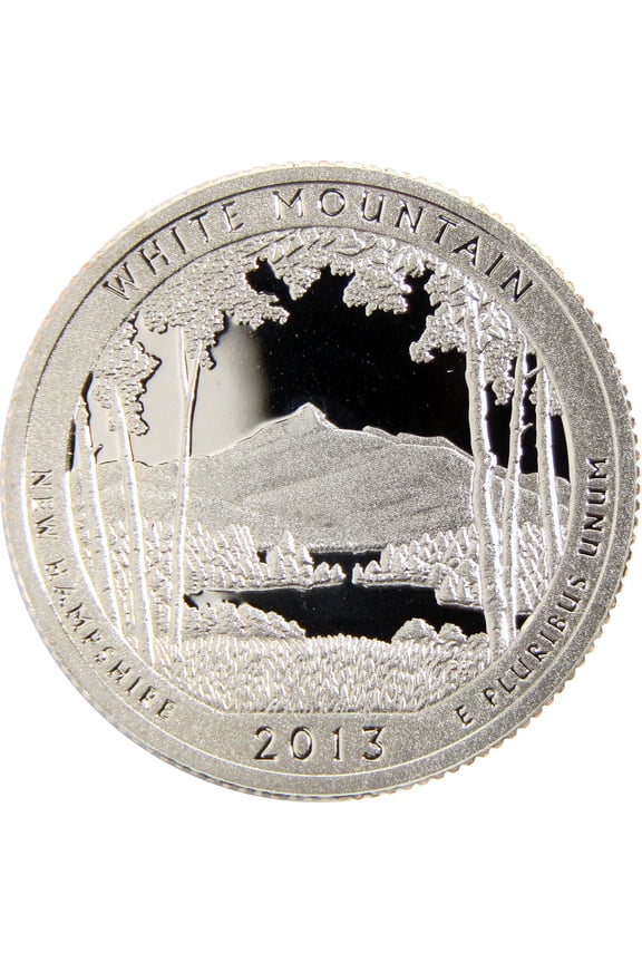 2013 S White Mountain National Forest Quarter Clad 25c Proof Coin