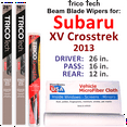 thumbnail image 1 of 2013 Subaru XV Crosstrek Beam Blade Wipers (Set of 3) w/Rear Wiper, 1 of 3