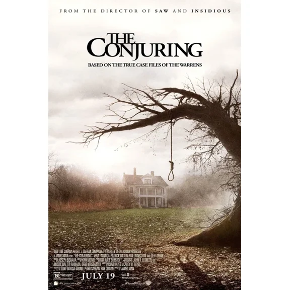 2013 The Conjuring Movie Poster Ed Lorraine Carolyn Roger Cindy UNFRAMED PAPER POSTER, Home Decor