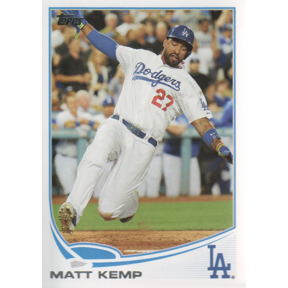 2013 Topps #242A Matt Kemp MLB Baseball Base Trading Card