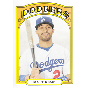 2013 Topps Archives #10 Matt Kemp MLB Baseball Trading Card