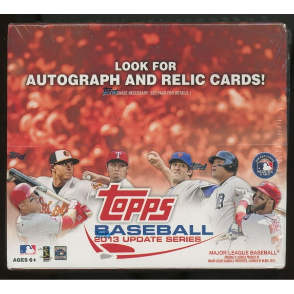 2013 Topps Baseball Update Series Retail Box Factory Sealed