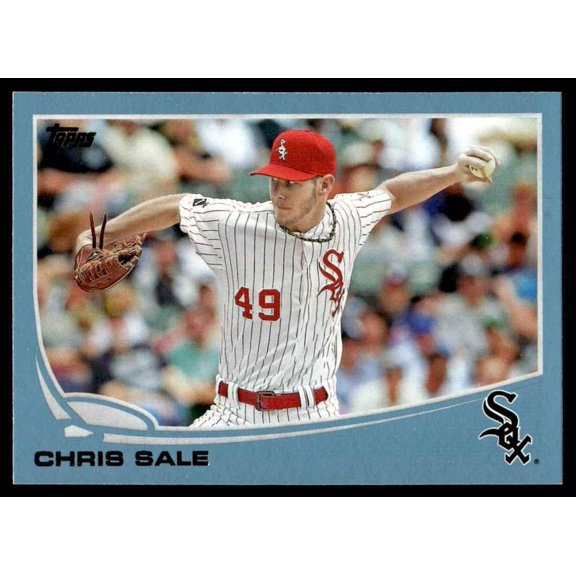 2013 Topps Blue Baseball Chris Sale Chicago White Sox #49 Near Mint