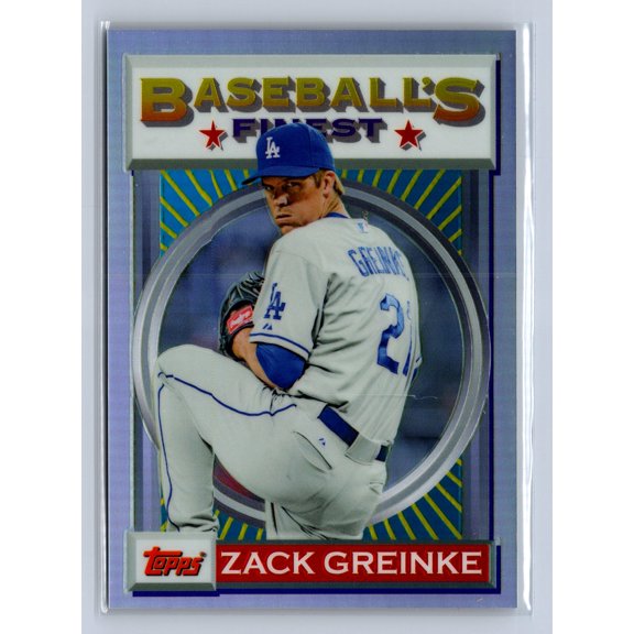 2013 Topps Finest Baseball's Finest Zack Greinke #93F-ZG Refractor /25 /25