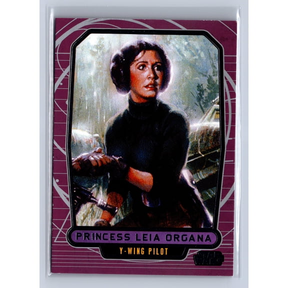 2013 Topps Star Wars Galactic Files Princess Leia Organa Y-Wing Pilot #533