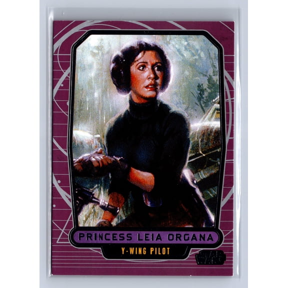 2013 Topps Star Wars Galactic Files Princess Leia Organa Y-Wing Pilot #533