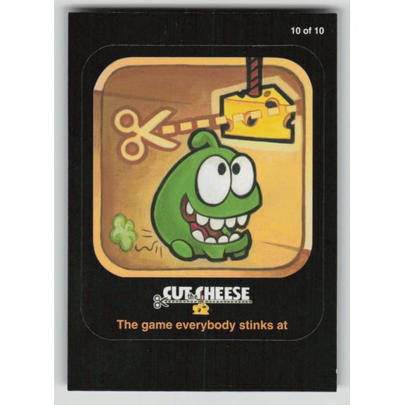 2013 Topps Wacky Packages Awful Apps Om Nom Sticker #10