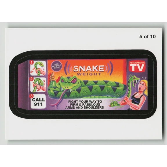2013 Topps Wacky Packages Series 10 Sticker #5 of 10