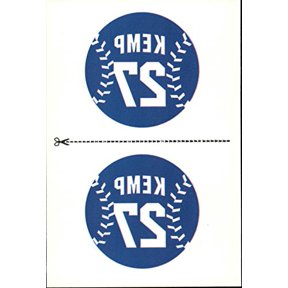2013 Triple Play Tattoos #7 Matt Kemp MLB Baseball Trading Card