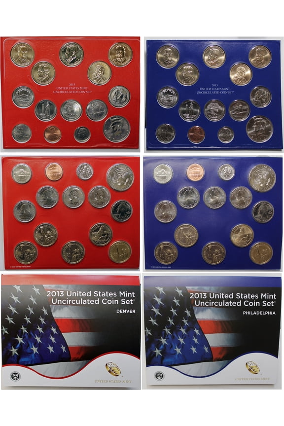 2013 U.S. Mint Set - 28 Coins - Collectible OGP Set