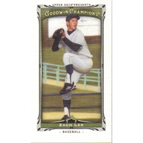 2013 Upper Deck Goodwin Champions Mini Canvas #216 Zach Lee Official Trading Card
