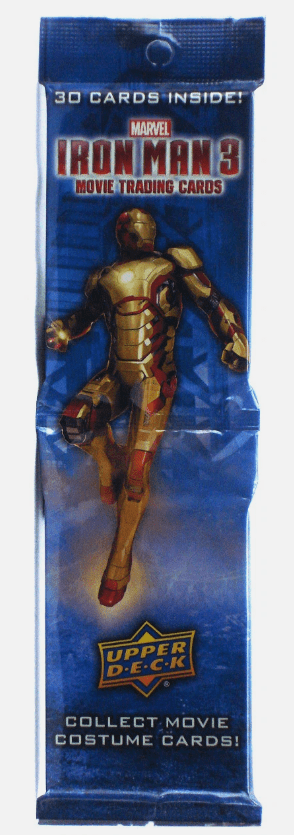 2013 Upper Deck Marvel Rare Iron Man 3 Movie Trading Card Rack