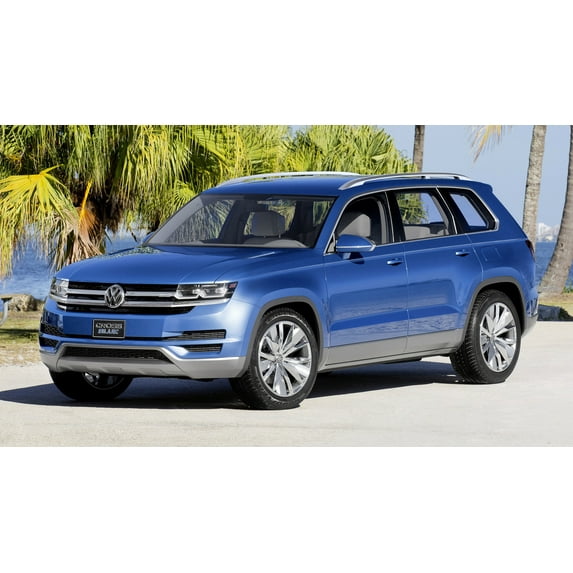 2013 Volkswagen CrossBlue Concept - 20x30 Inch Glossy Laminated Poster - Stunning Detail and Bold Colors