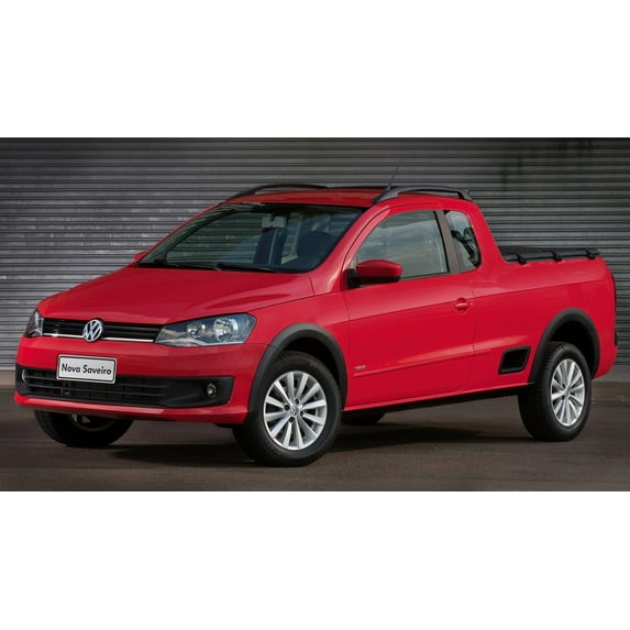 2013 Volkswagen Saveiro CE - 12x18 Inch Laminated Poster - Stunning Detail and Bold Colors