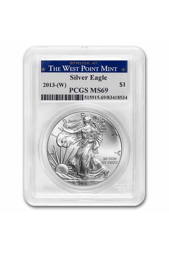 2013 (W) Silver American Eagle MS-69 PCGS