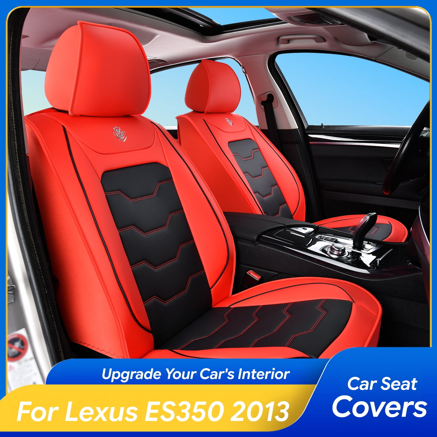 2013 for Lexus ES350 Custom Fit Seat Covers Premium Leather Scratch ...