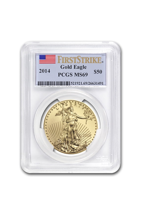 2014 1 oz American Gold Eagle MS-69 PCGS (FirstStrike)