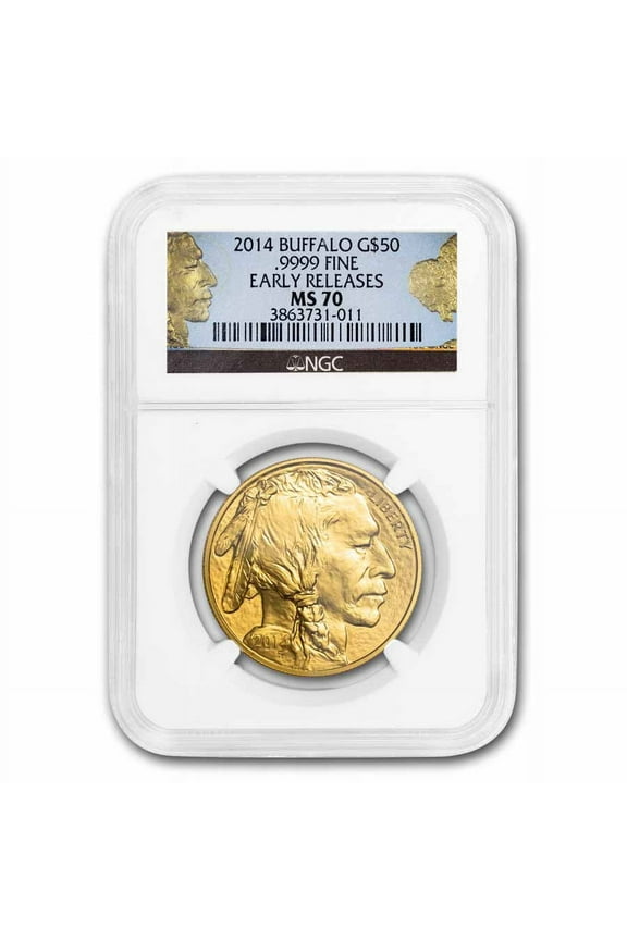 2014 1 oz Gold Buffalo MS-70 NGC (Early Releases)