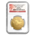 thumbnail image 1 of 2014 AUS 1 oz Gold Lunar Year of the Horse MS-70 NGC (SII, ER), 1 of 3