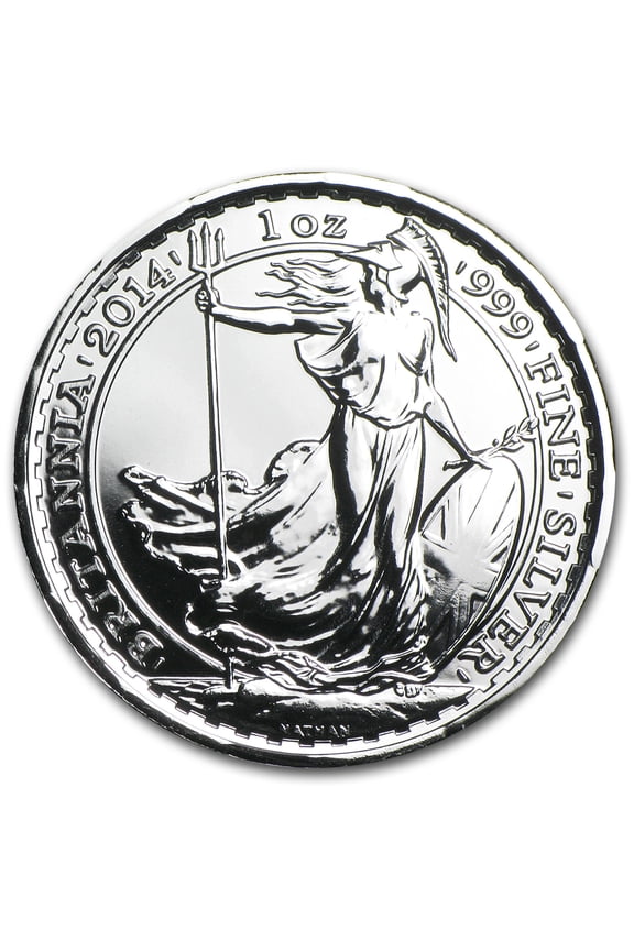 2014 1 oz Silver Britannia BU (w/Year of the Horse Privy Mark)