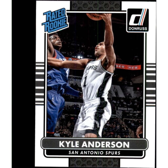 2014-15 Donruss San Antonio Spurs Team Set w SP Kyle Anderson RC 9 Cards