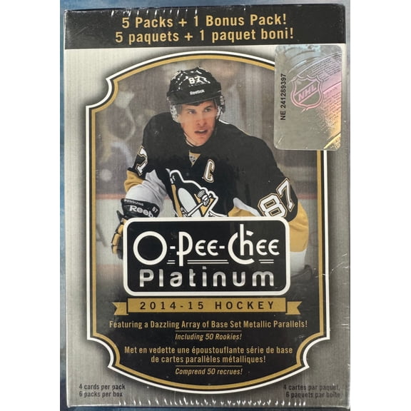2014/15 O-Pee-Chee Platinum Hockey Blaster Box Factory Sealed