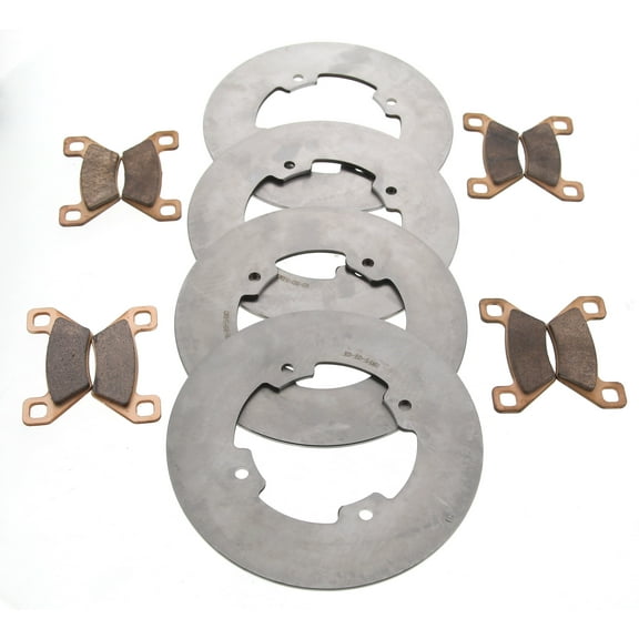 2014-17 Arctic Cat Wildcat Trail 700 Front & Rear MudRat Rotors & Brake Pads
