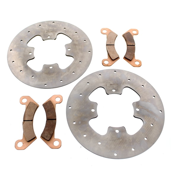 2014 2015 Arctic Cat Wildcat 4X 1000 LTD Front Brake Rotors & Brake Pads